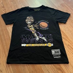 Men’s Los Angeles Lakers Magic Johnson Mitchell and Ness T-Shirt